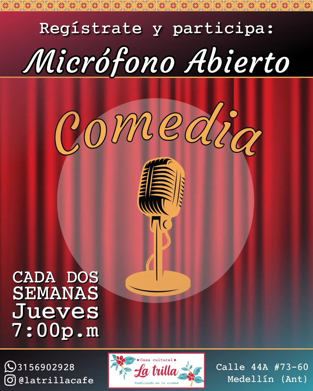 Mic abierto comedia